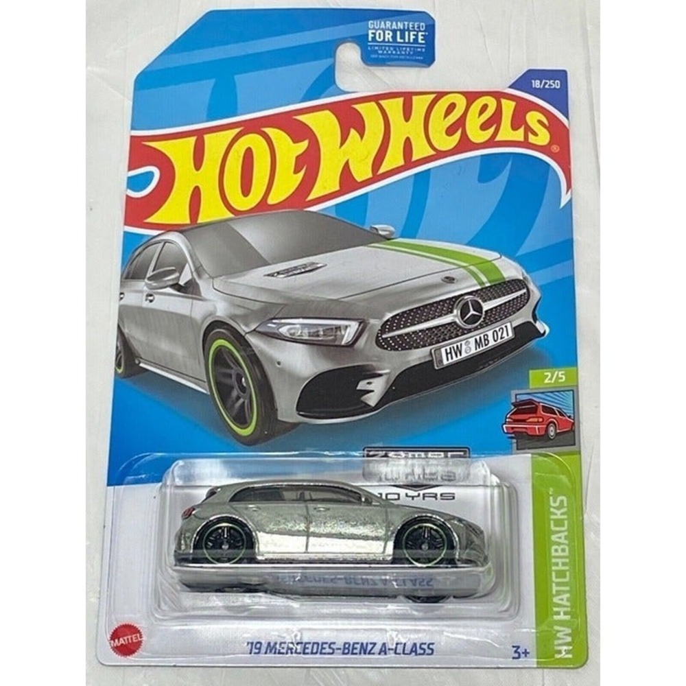 Hot Wheels '19 Mercedes-Benz A-Class ZAMAC 01 HW Hatchbacks 2/5 Die-cast 1:64‎